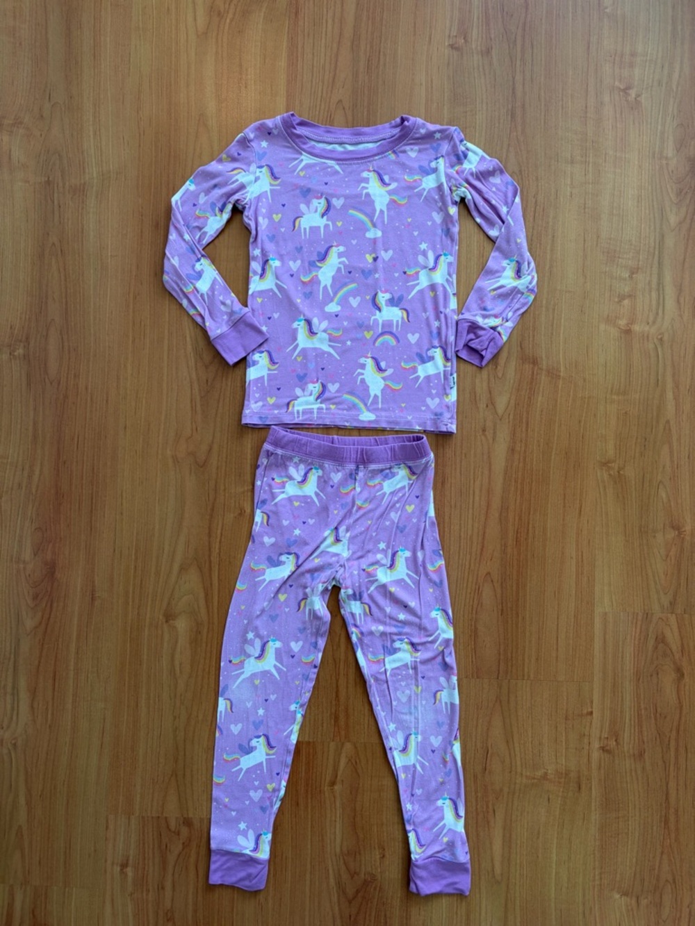 3T | Little Sleepies Lavender Unicorn Print Pajama Set